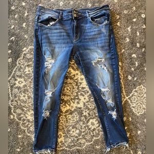 KanCan Skinny Jeans with holes